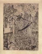 James Ensor Death Pursuing the Human Flock oil